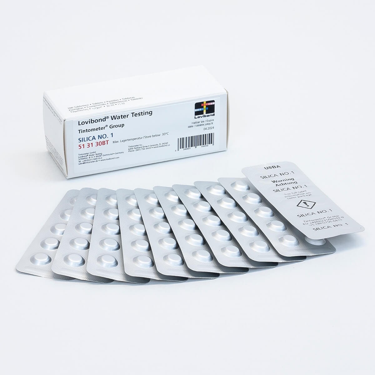 Lovibond MD 100 Colorimeter Silica, with 1 - 90 mg/l SiO2 Silicomolybdate  Reagents (each) | 276116
